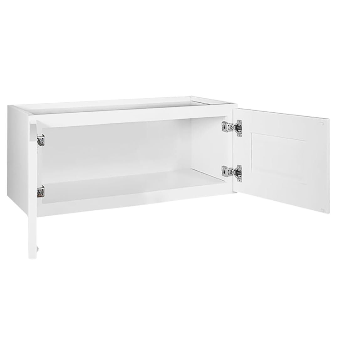 White Shaker Style Bridge Cabinet Z643171