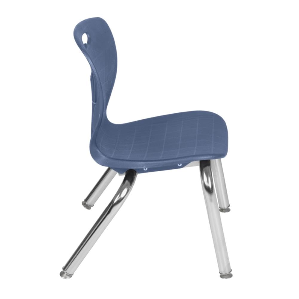 42" Square Mobile Table with 4 Stack Chairs N53492