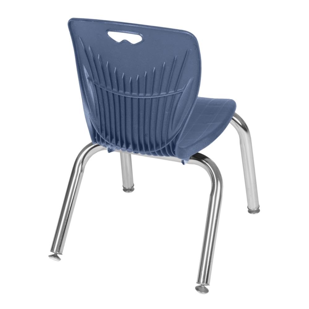 42" Square Mobile Table with 4 Stack Chairs N53492