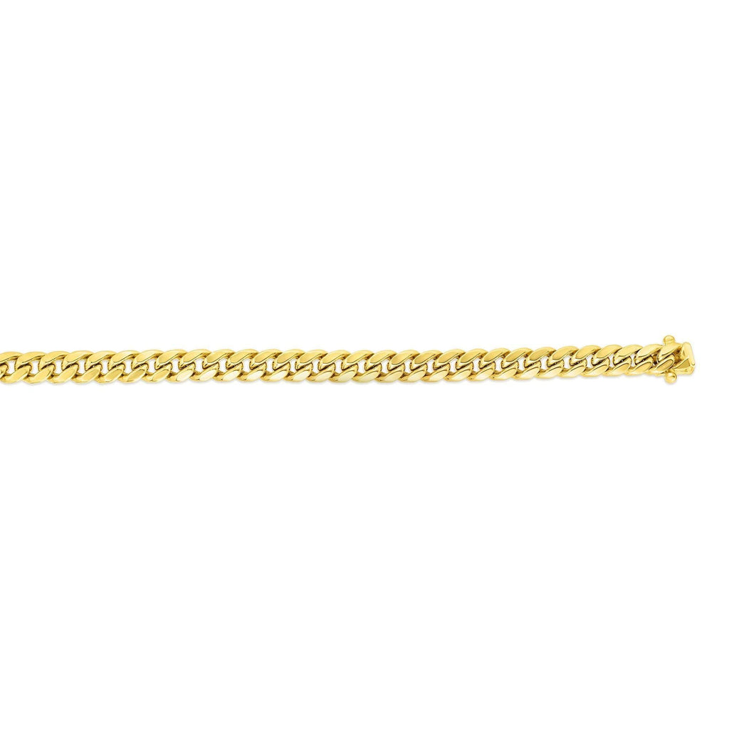 14k Yellow Gold Cuban Link Chain Necklace C3582