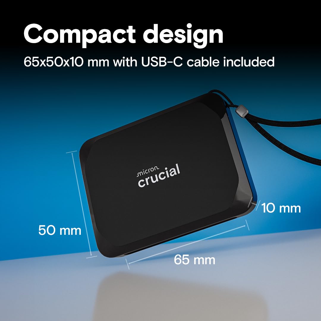 1TB Portable SSD USB-C Black U4049
