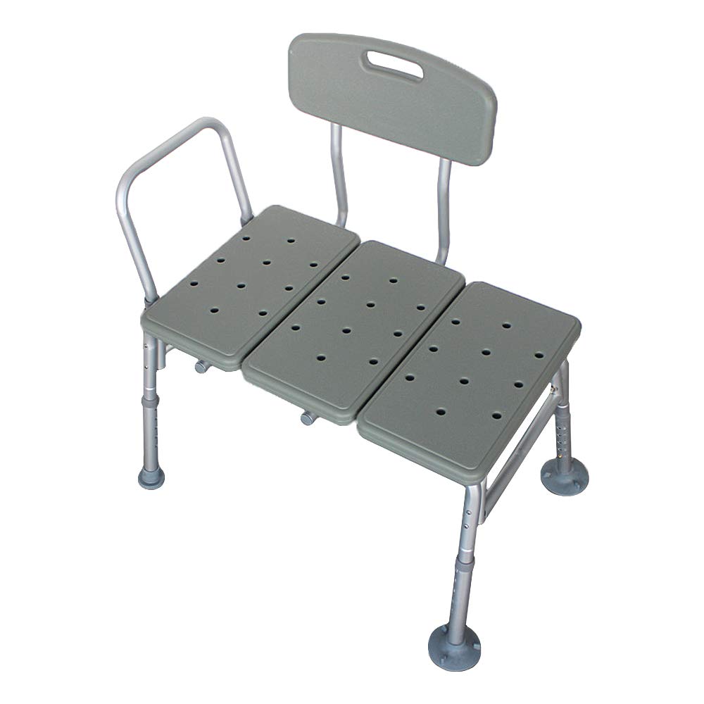 Bathtub Transfer Bench Bath Chair with Back and Handle R772
