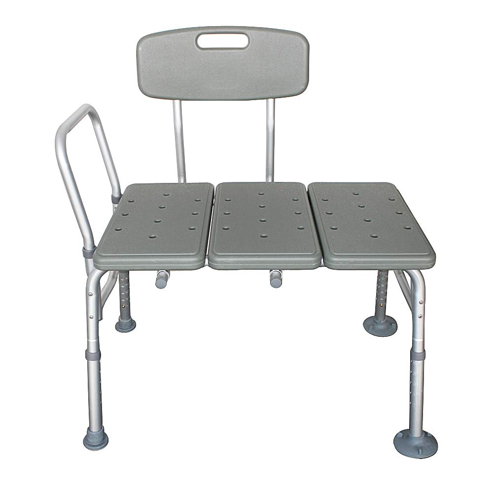 Bathtub Transfer Bench Bath Chair with Back and Handle R772
