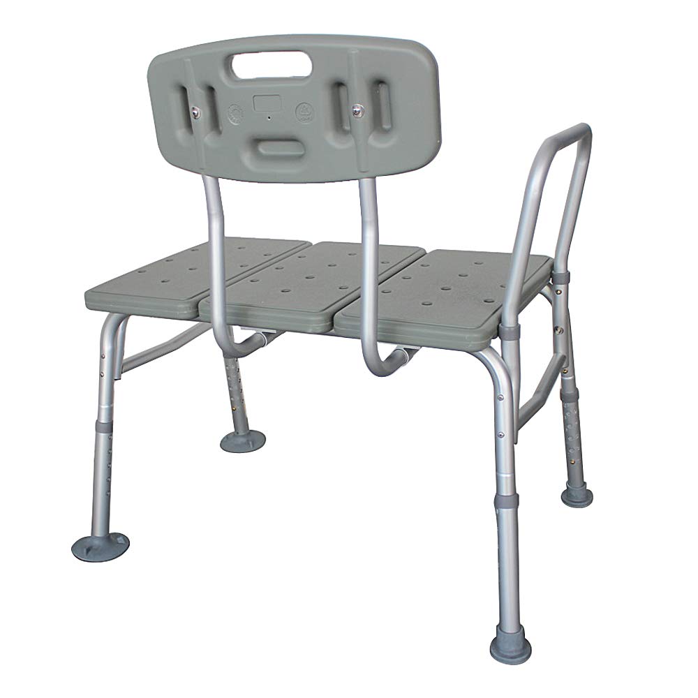 Bathtub Transfer Bench Bath Chair with Back and Handle R772