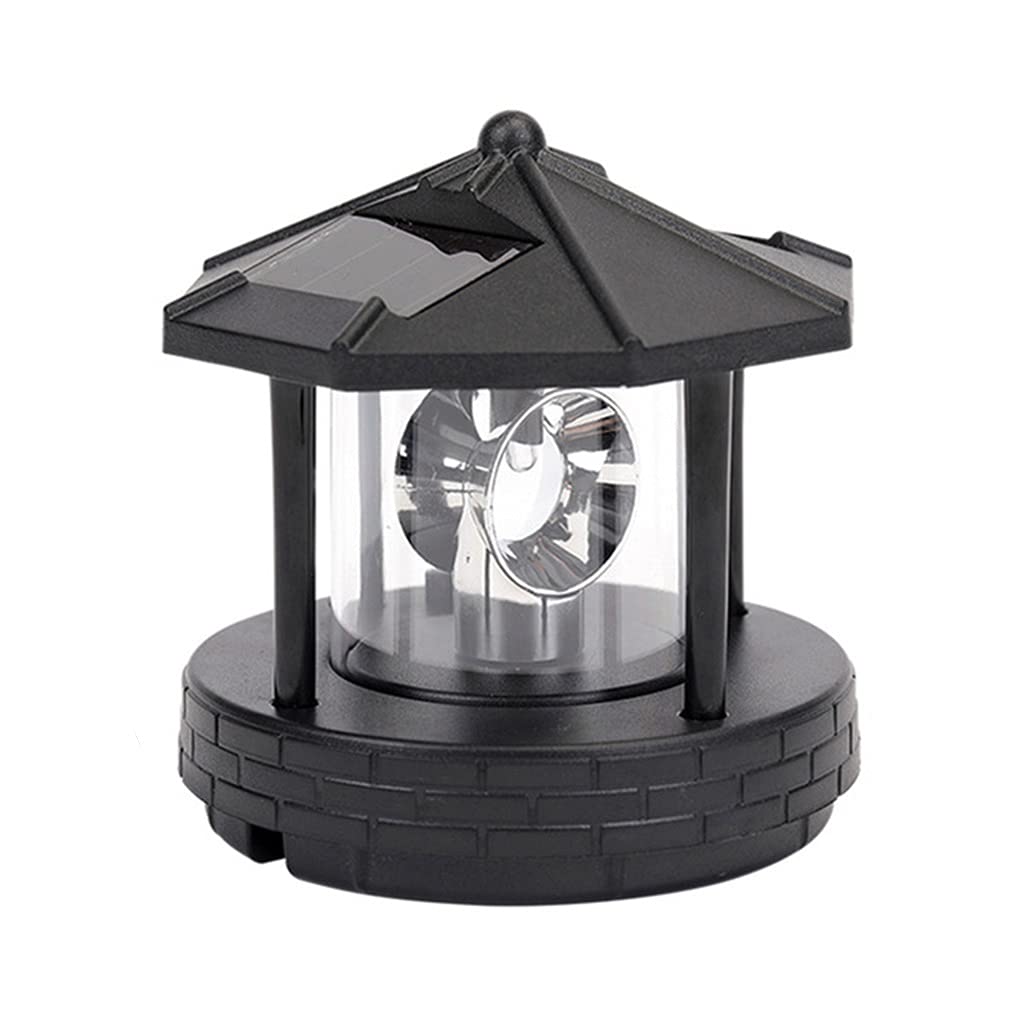 2 Pieces Solar Powered Lighthouse Shape Light X17588