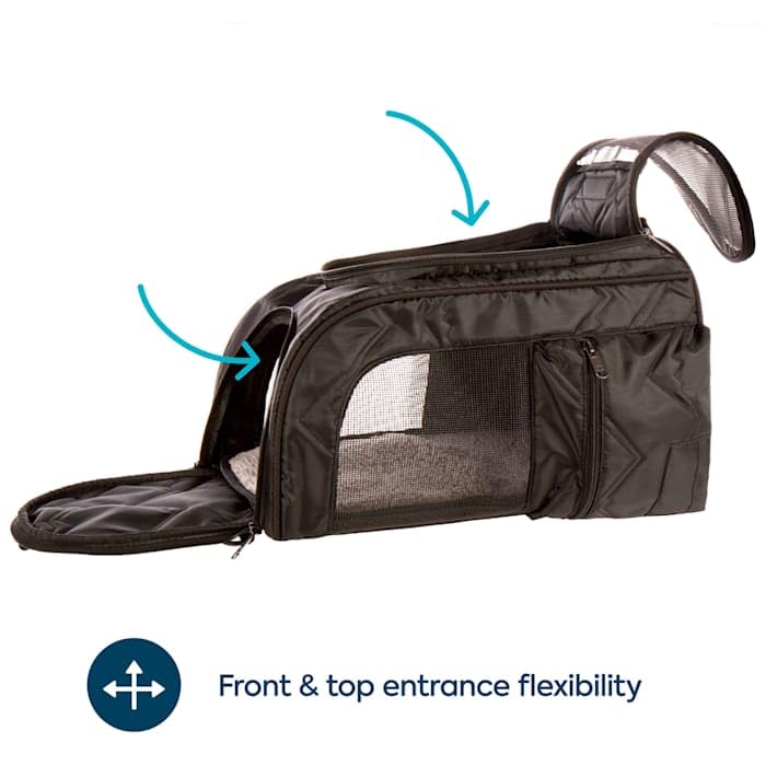 Black Medium Convertible Pet Carrier & Backpack O95593