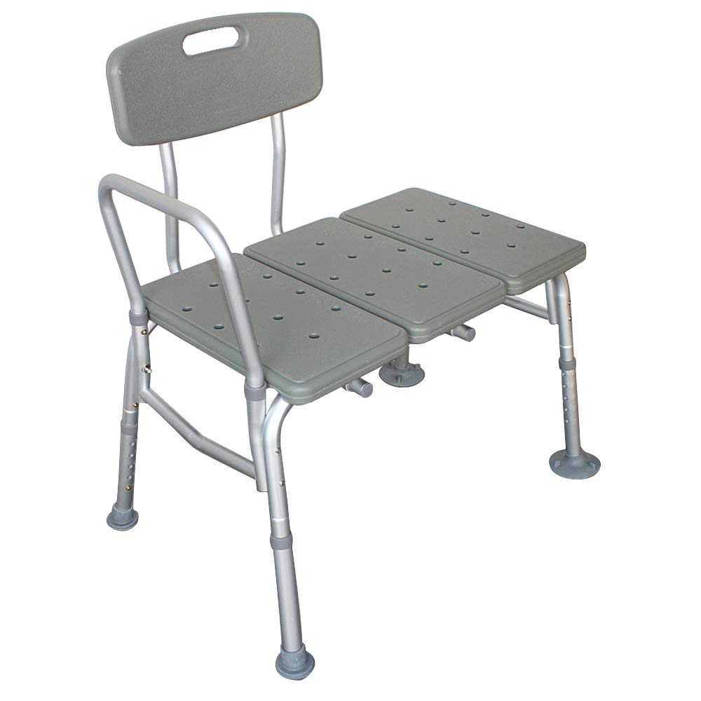 Bathtub Transfer Bench Bath Chair with Back and Handle R772