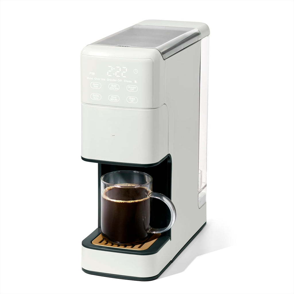 Single Serve Coffee Maker with Burr Grinder G797584
