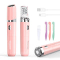2-in-1 USB Rechargeable Portable Electric Facial Hair Remover U75778