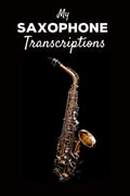 Saxophone Transcription Notebook 100 Pages Z295829