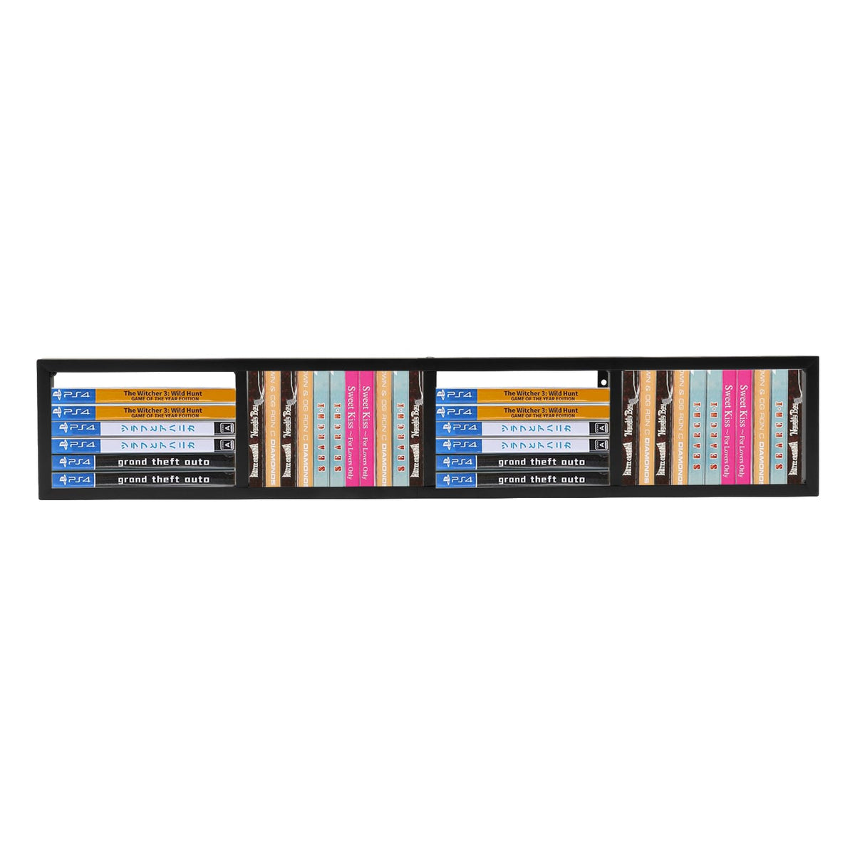 Wall Mount 34 Inch Media Storage Rack P217