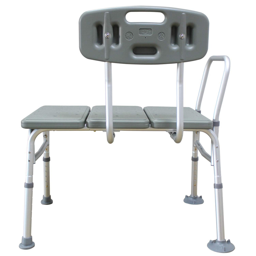 Bathtub Transfer Bench Bath Chair with Back and Handle R772