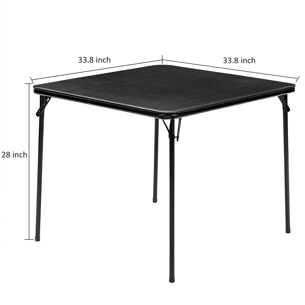 34'' Black Folding Card Table X173