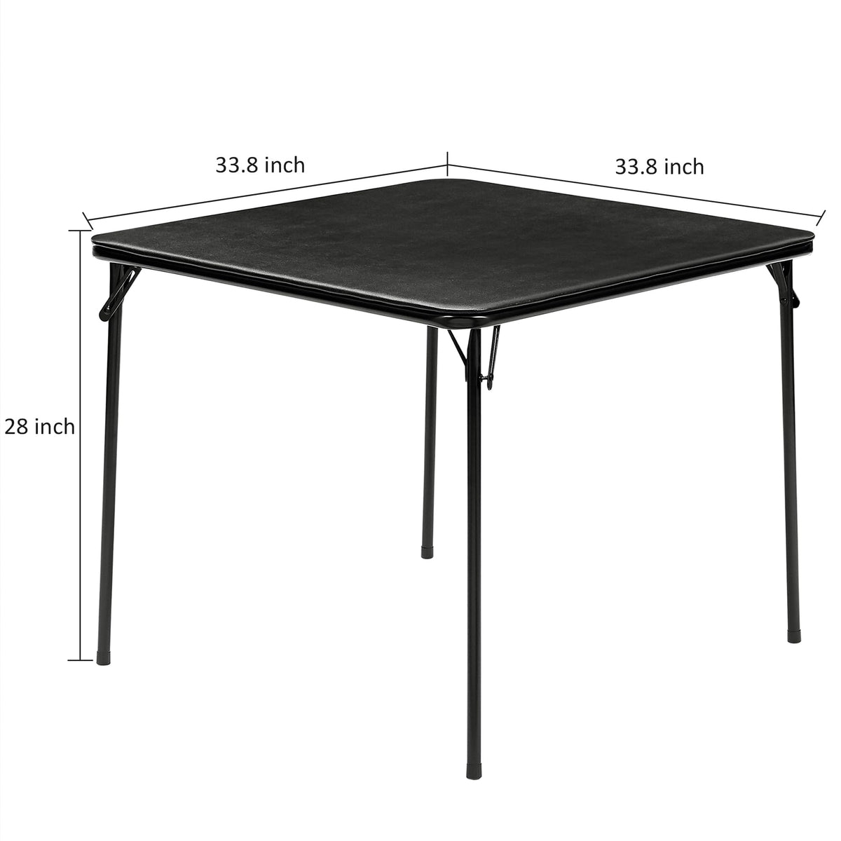 34'' Black Folding Card Table X173