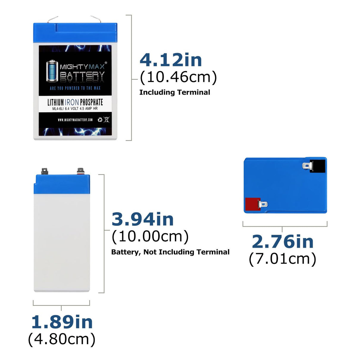 6V 4.5AH Lithium Replacement Battery T304553