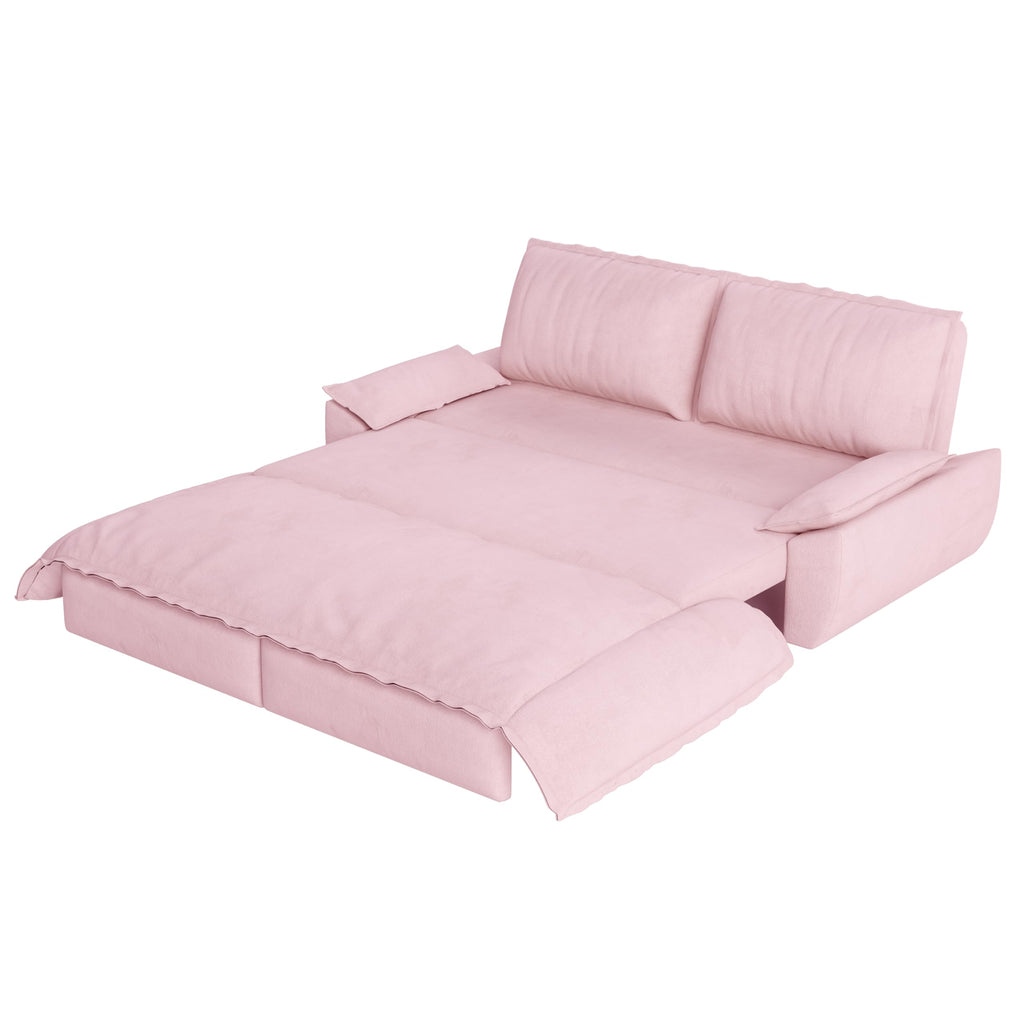 Queen Size Velvet Sleeper Sofa Bed M162