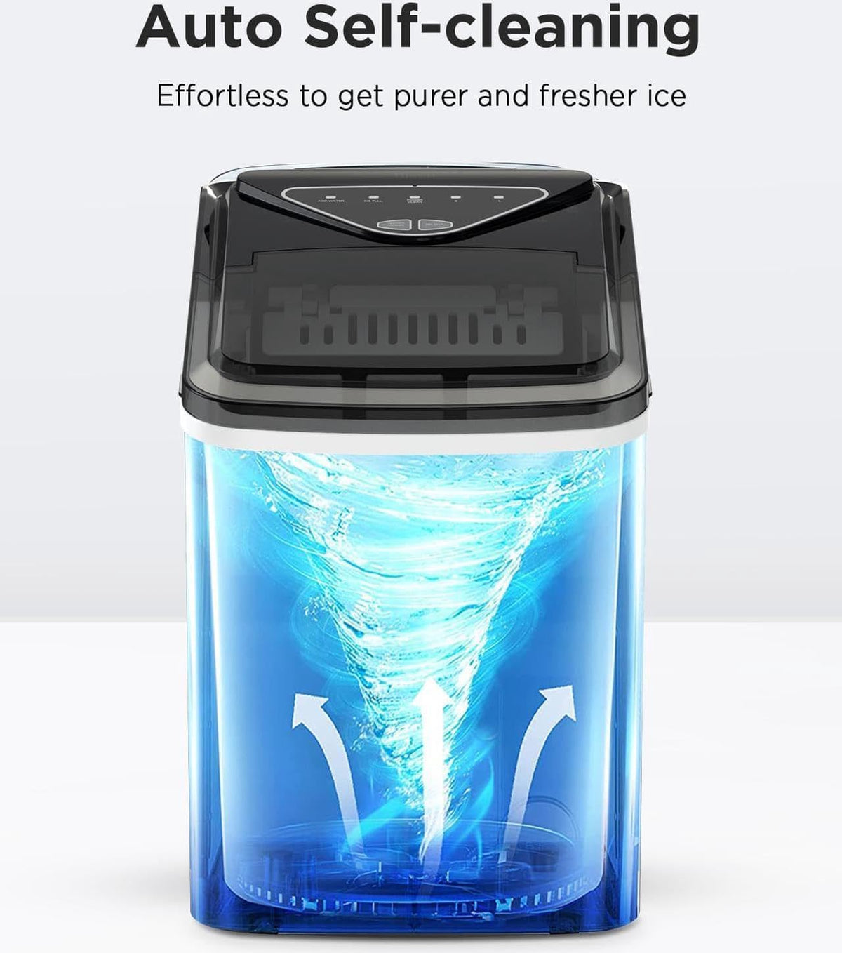 Countertop Ice Maker with 2 Ice Sizes Q50731