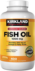 Omega-3 Fish Oil Concentrate 1,000 Mg. 400 Softgels G921