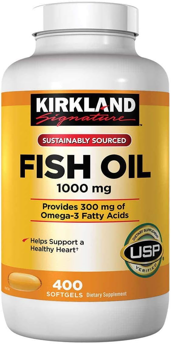 Omega-3 Fish Oil Concentrate 1,000 Mg. 400 Softgels G921