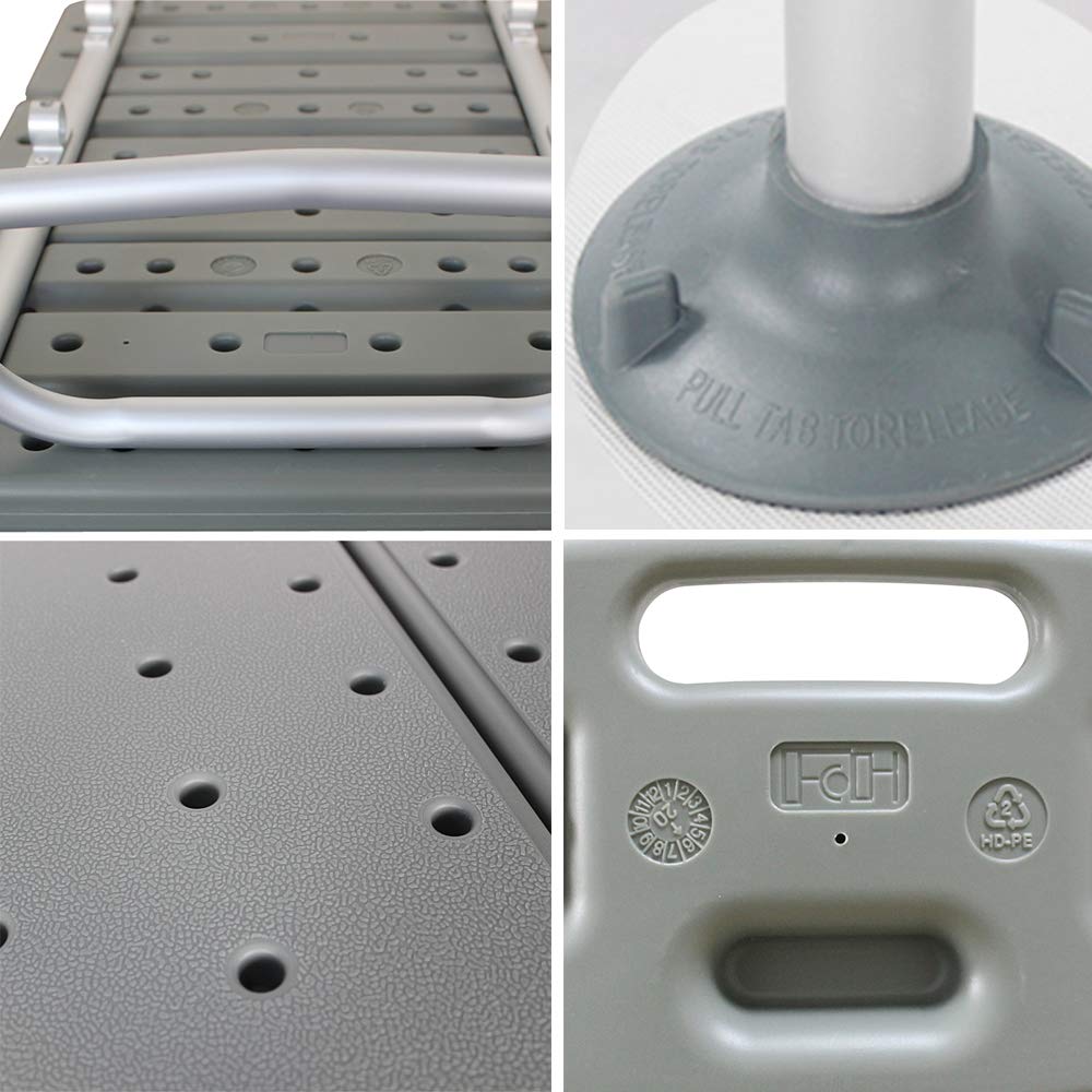Bathtub Transfer Bench Bath Chair with Back and Handle R772