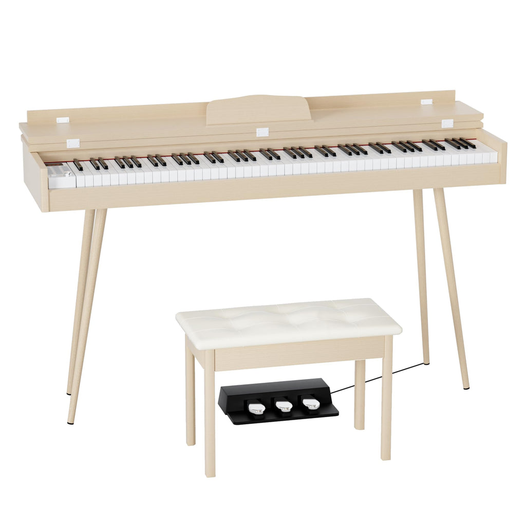 88-Key Weighted Digital Piano with 3-Pedal and Stand X147398