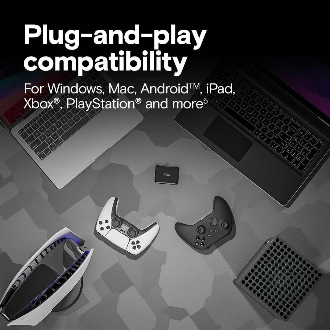 1TB Portable SSD USB-C Black U4049