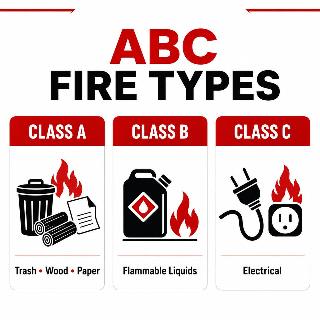 2.5 lb Rechargeable Dry Chemical Fire Extinguisher 4 Pack E9455