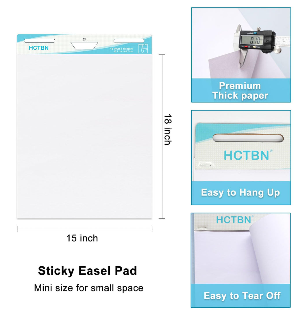 120 Sheets Self-Stick Mini Easel Pad 15 X 18 in M86800