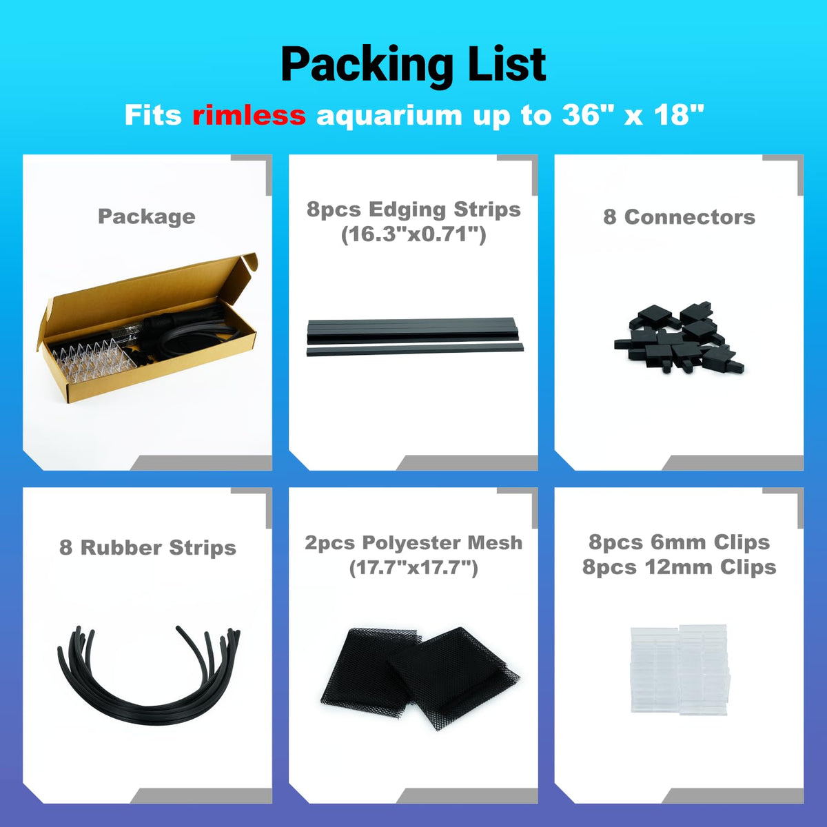 Adjustable Mesh Aquarium Lid S502271