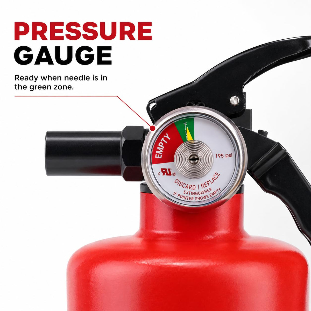 2.5 lb Rechargeable Dry Chemical Fire Extinguisher 4 Pack E9455