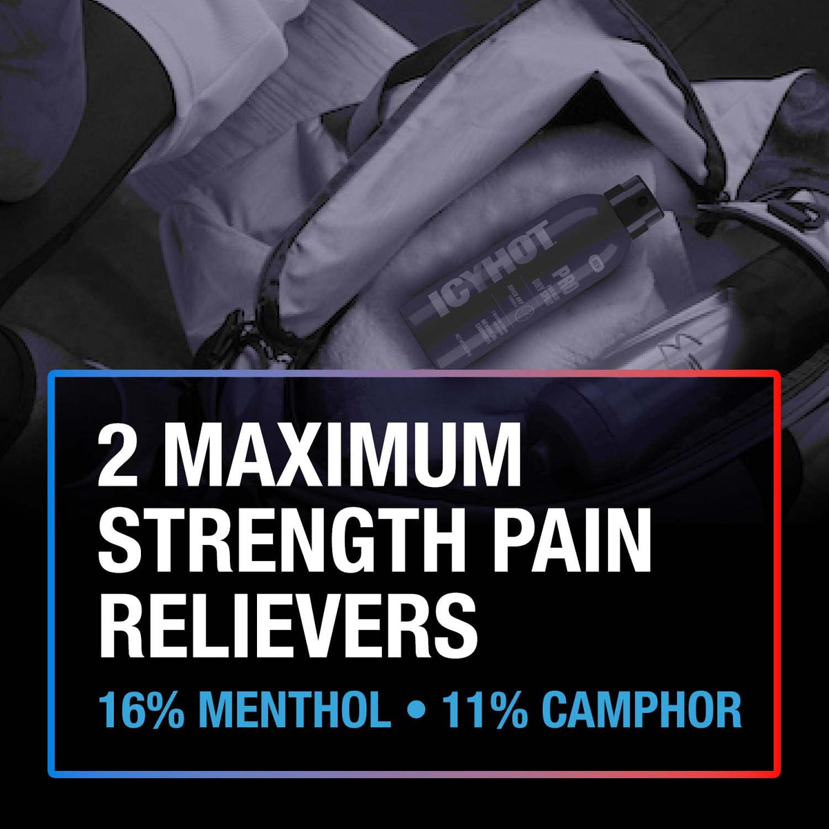 Pain Relief Dry Spray 4 oz with Menthol & Camphor Pack of 2 Q725101