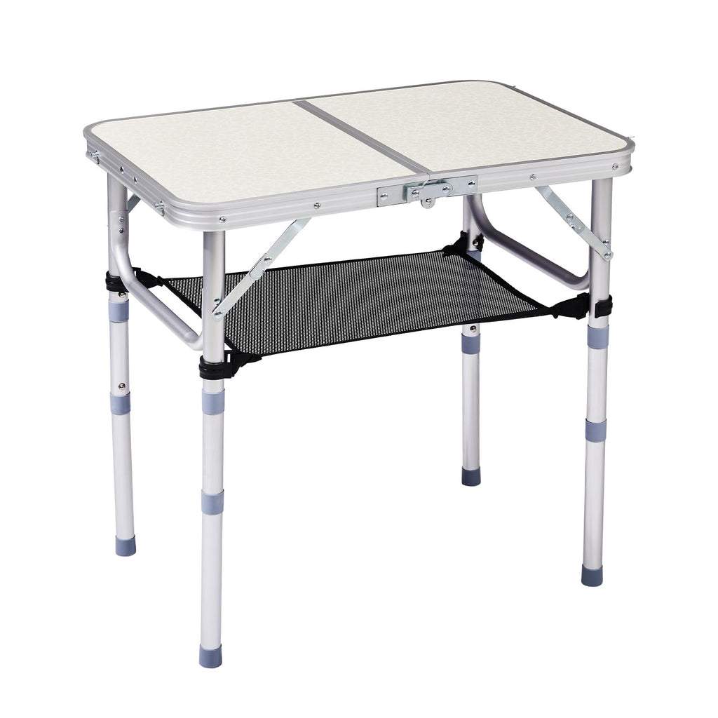 White 2ft Aluminum Folding Picnic Table X248
