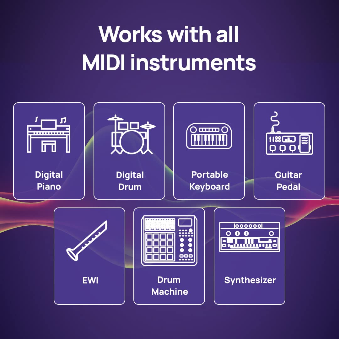 High-Speed USB MIDI Cable with Filter and Mapper V2815