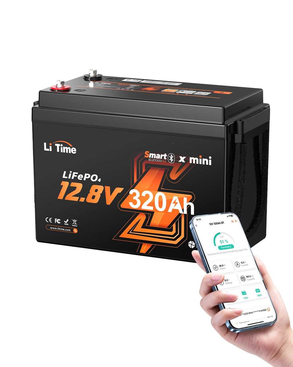 12V 320Ah Lithium LiFePO4 Battery G745476