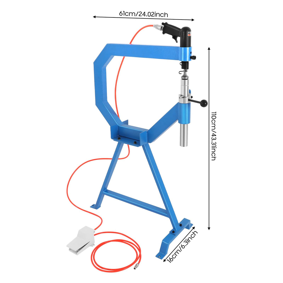 Pneumatic Planishing Hammer with 3 Anvils A406530