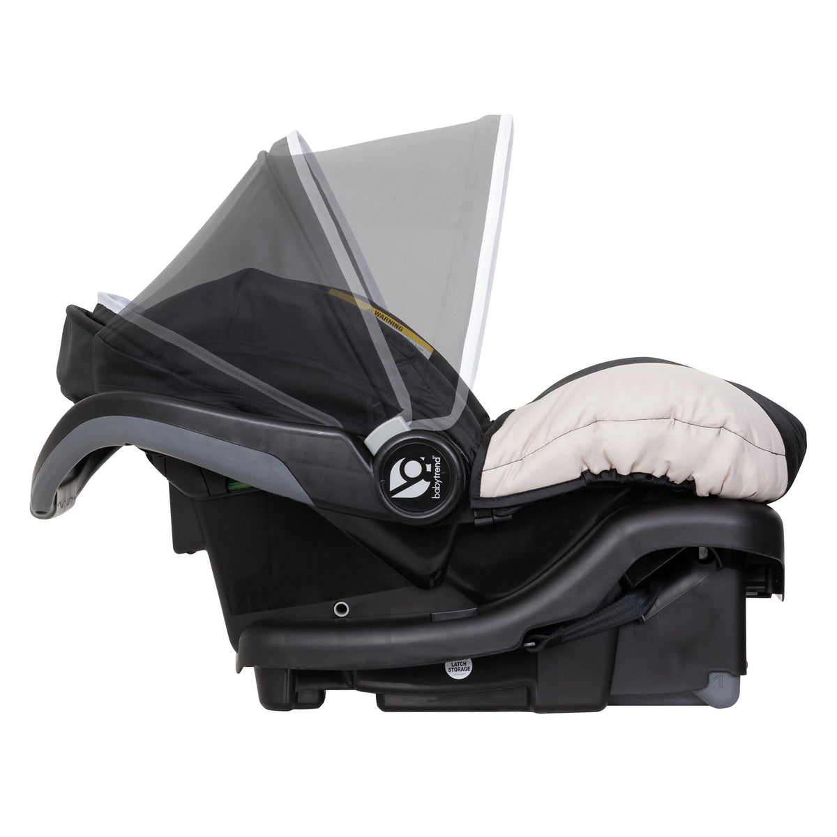 Khaki Infant Car Seat with Cover and Harness D751455