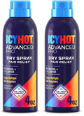 Pain Relief Dry Spray 4 oz with Menthol & Camphor Pack of 2 Q725101
