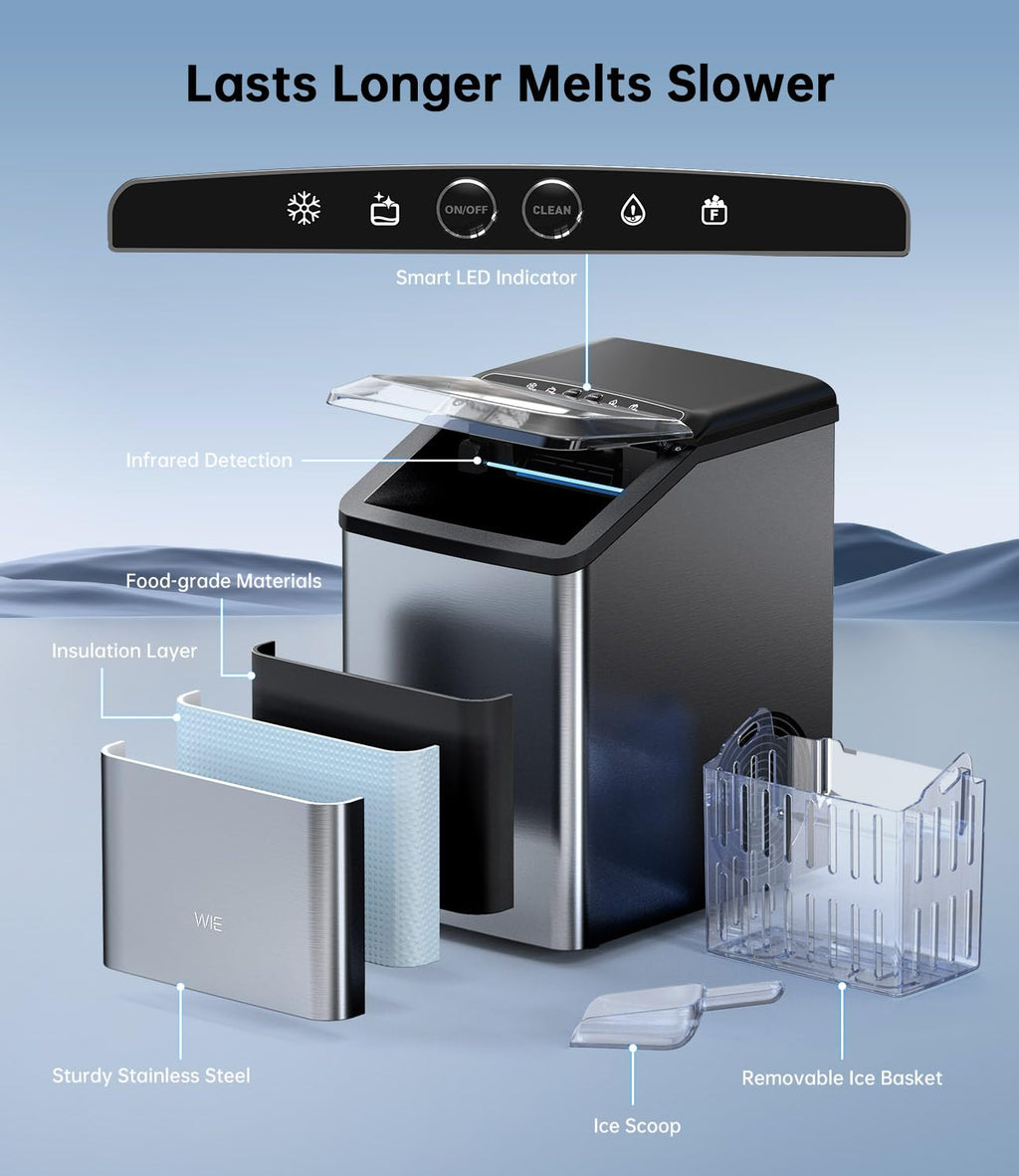 40LBS Nugget Countertop Ice Maker O702253