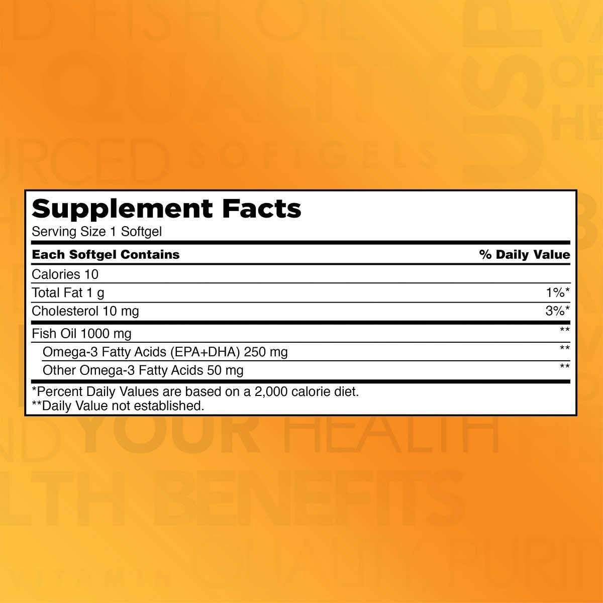 Omega-3 Fish Oil Concentrate 1,000 Mg. 400 Softgels G921
