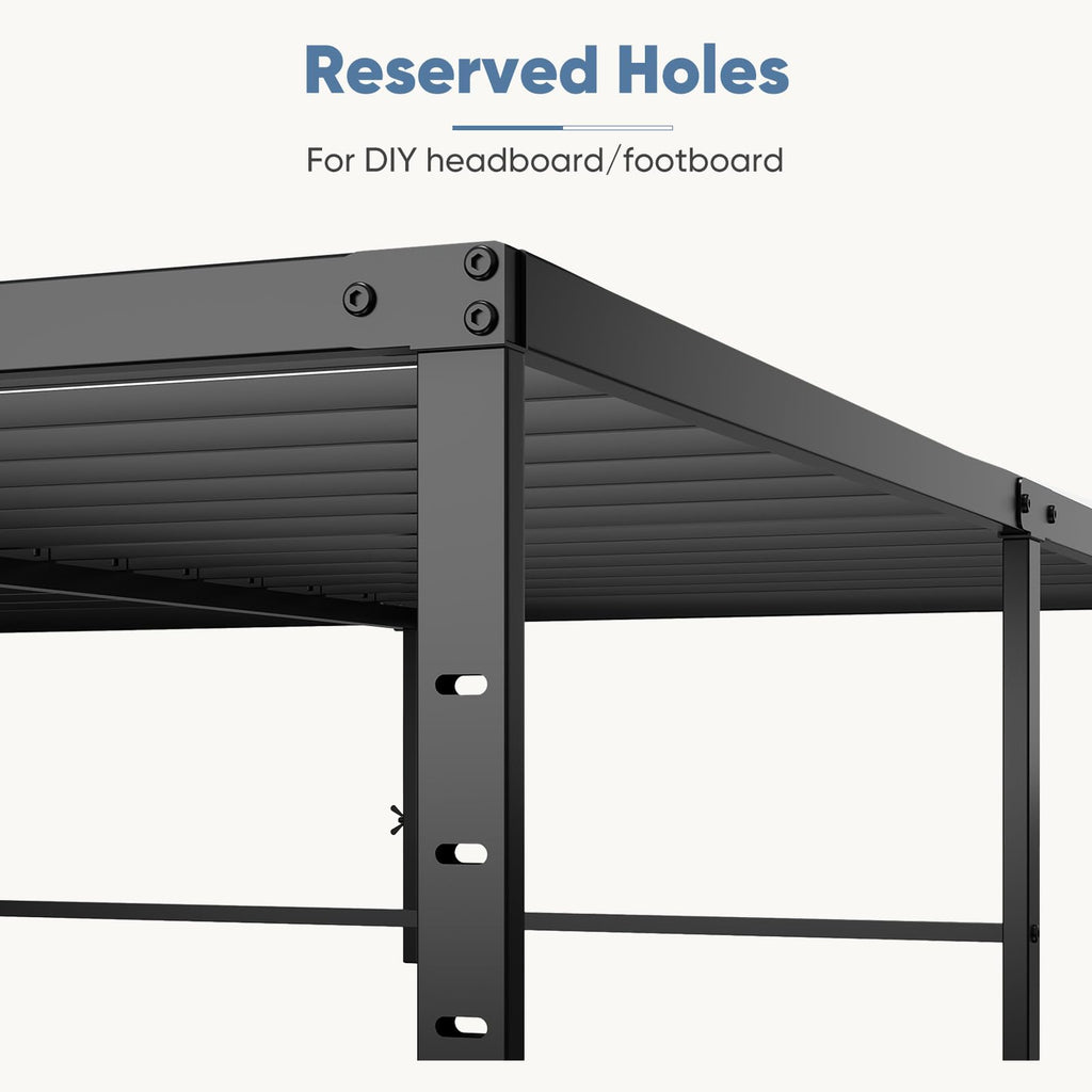 18" Heavy Duty Metal Queen Bed Frame H99641