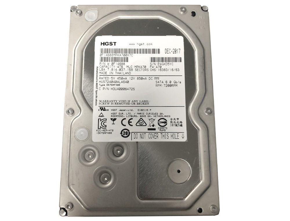4TB 7200RPM SATA 3.5in Enterprise Hard Drive L832534