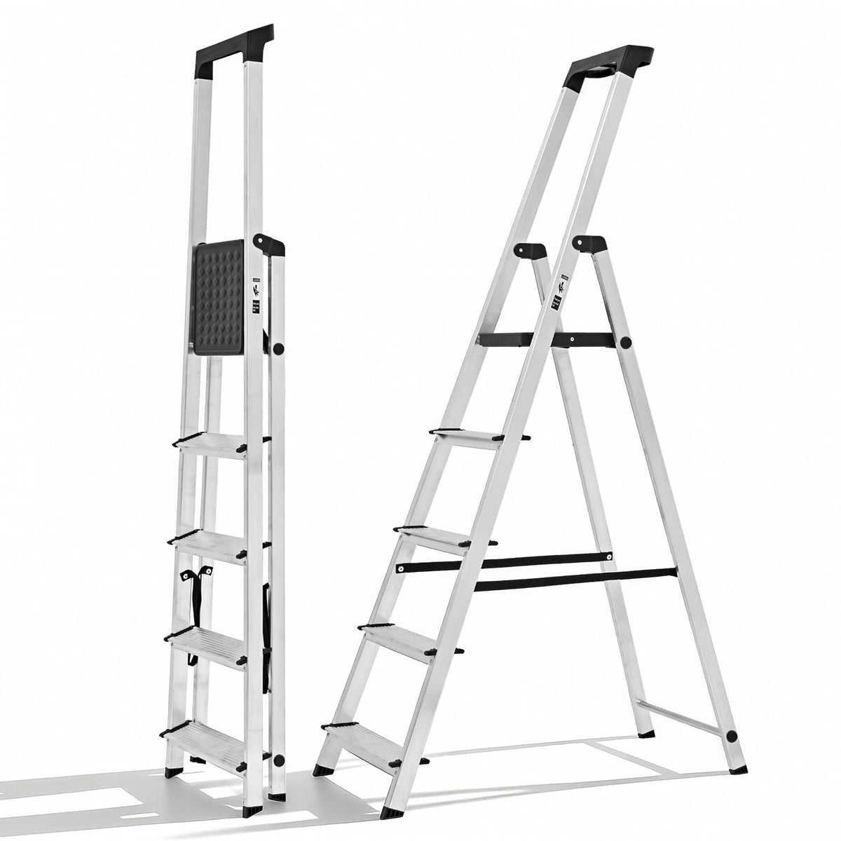 5 Step Aluminum Folding Step Stool B217