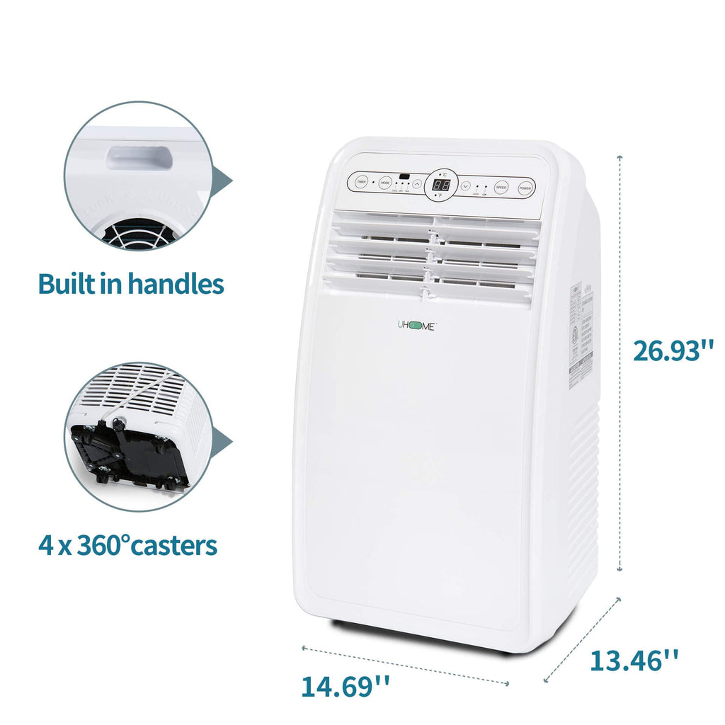 8000 BTU White Portable Air Conditioner F8106