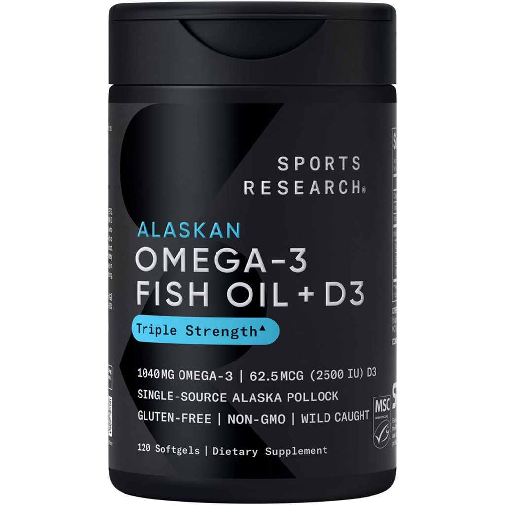 Omega-3 Fish Oil 1250mg + D3 2500iu, 120 Count I203717