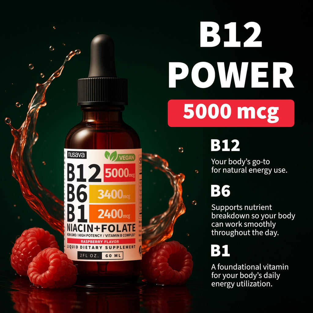 Vitamin B12 5000mcg Liquid Drops Pack of 4 P251
