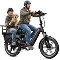 Electric Bike with Seat, 1500W Motor 20" Fat Tire, 48V 15Ah Battery V3641