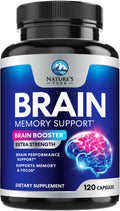 120 Capsules Brain Memory Supplement with Vitamin B6 B12 Folate & Phosphatidylserine F495651