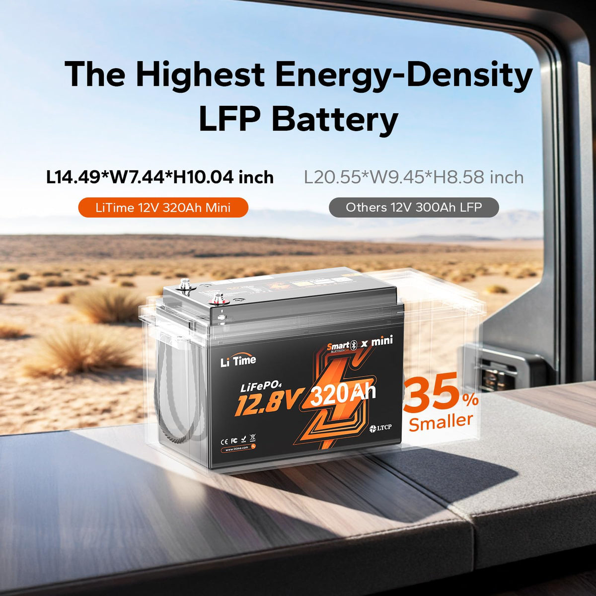 12V 320Ah Lithium LiFePO4 Battery G745476