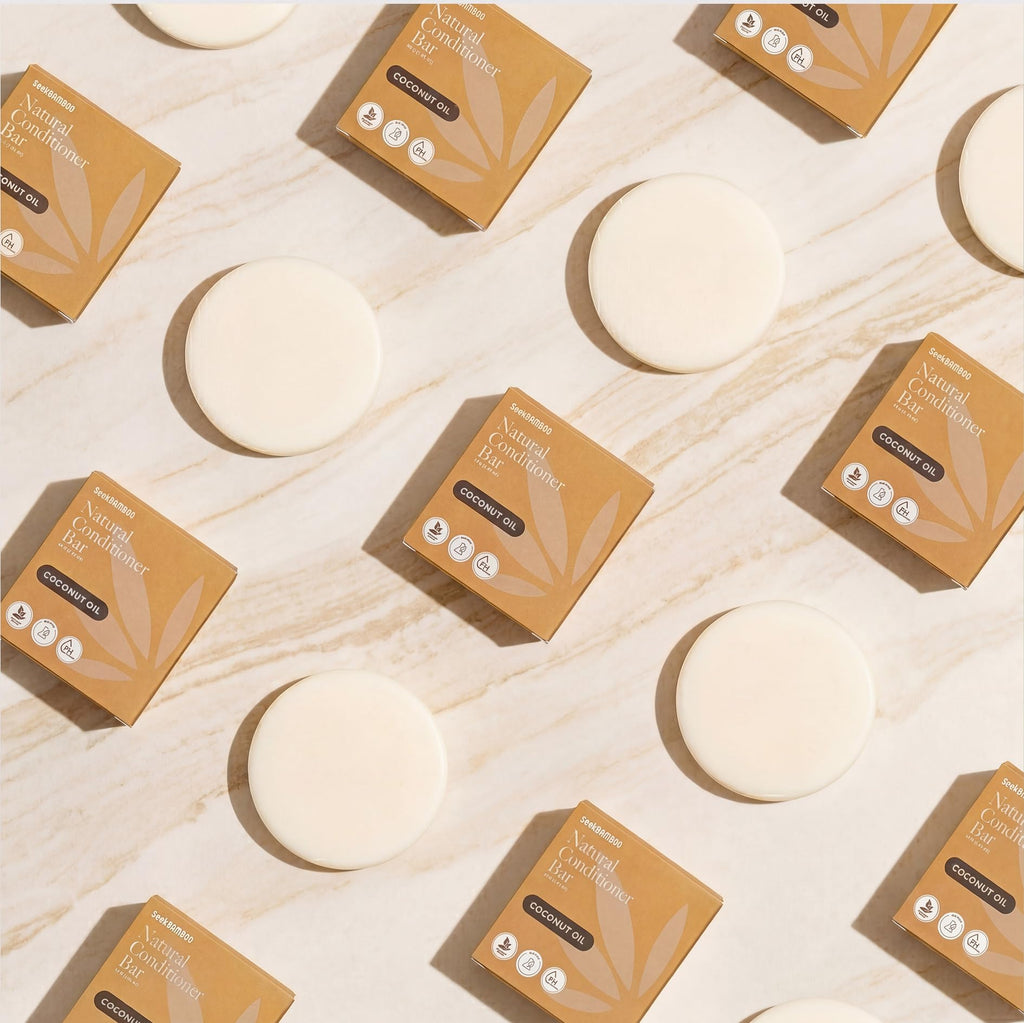Bamboo Coconut Shampoo and Conditioner Bar Set G716