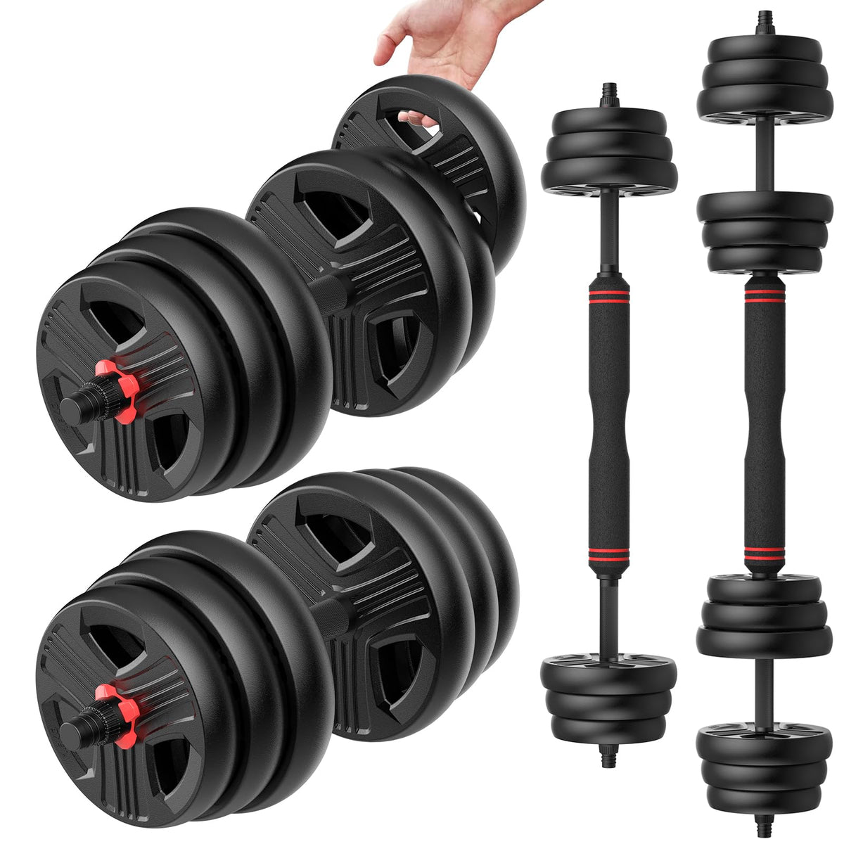 Adjustable Dumbbells Set with Connector U185756